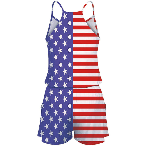 Melting American Flag Funny Swim Trunks – D&F Clothing
