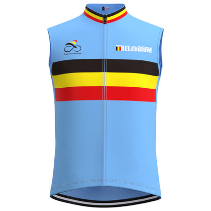 BELGIUM Blauw Retro MTB Fietsvest