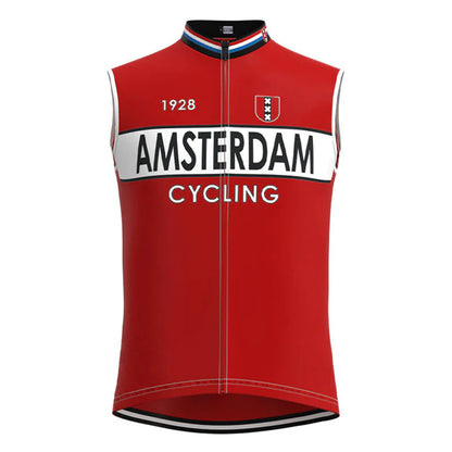 Amsterdam Rood Retro MTB Fietsvest