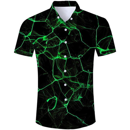 Groene rook grappige Hawaiiaanse shirt