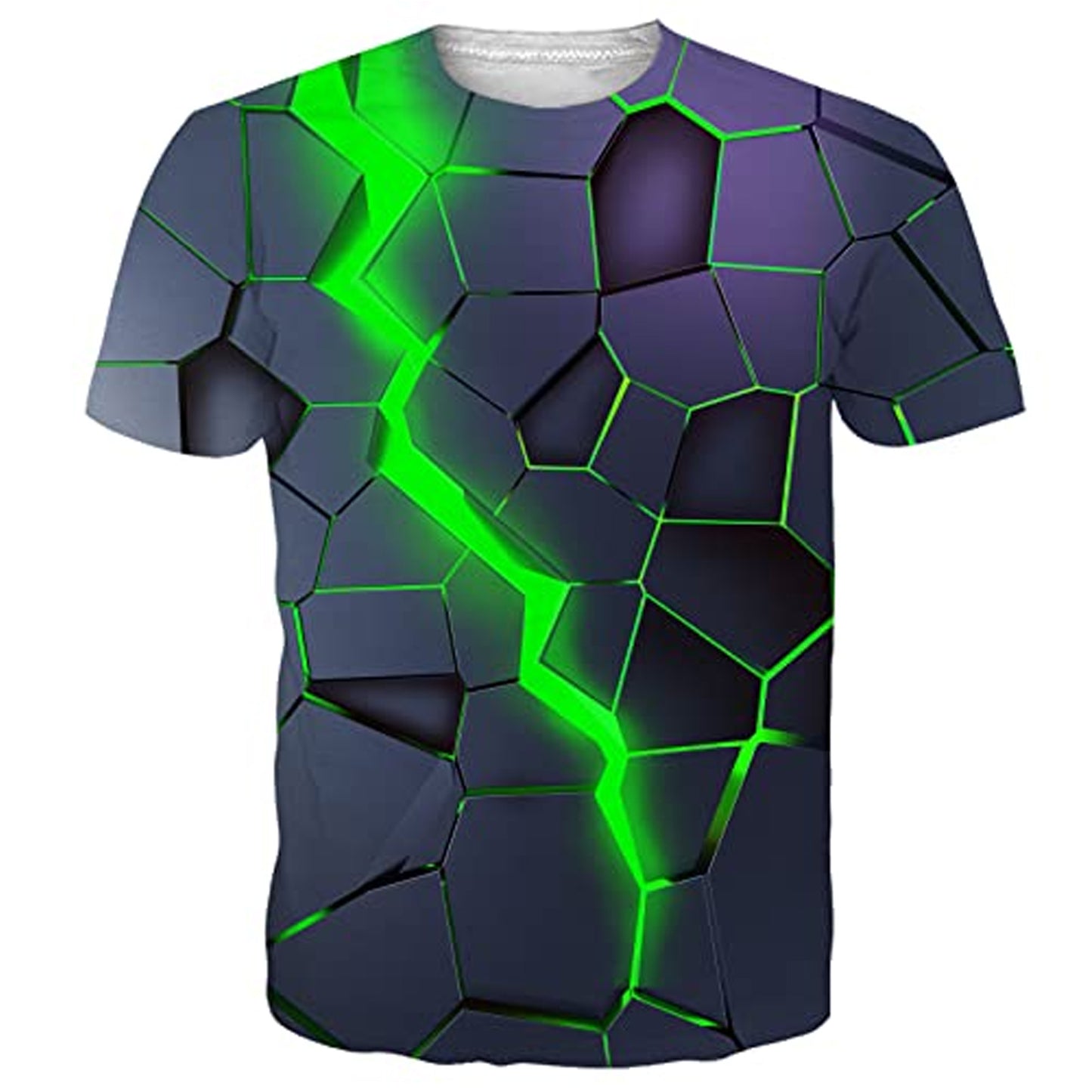 Groen Crack Grappig T-shirt