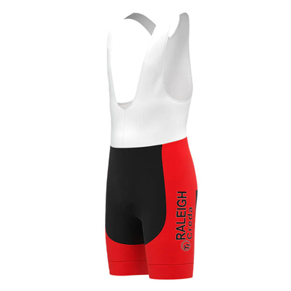 TI RALEIGH Rotes Vintage Kurzarm-Radtrikot-Set