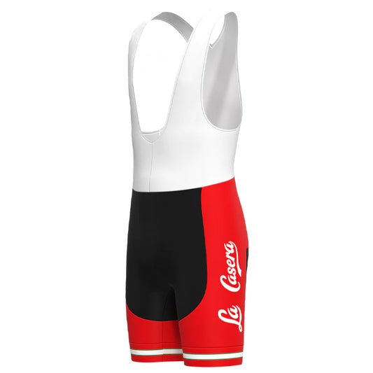 La Casera Peña Bahamontes Retro-Radsport-Trägerhose