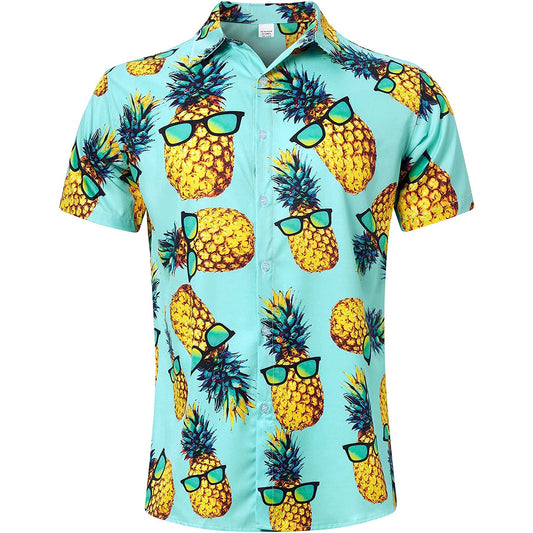 Zonnebril Ananas Nieuwigheid Hawaiiaans Shirt