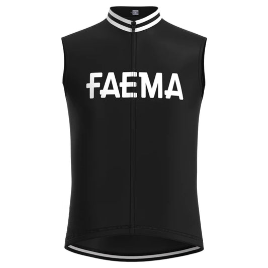 FAEMA Schwarze Retro-MTB-Fahrradweste