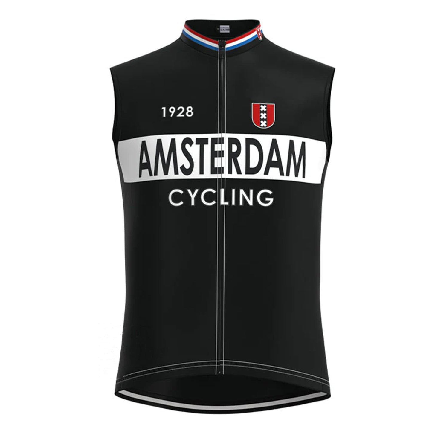 Amsterdam Zwart Retro MTB Fietsvest