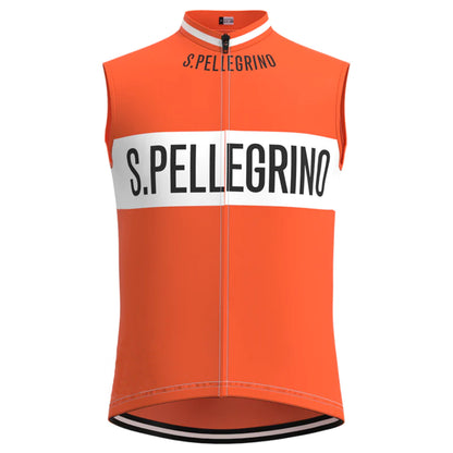 San Pellegrino Oranje Retro MTB Fietsvest