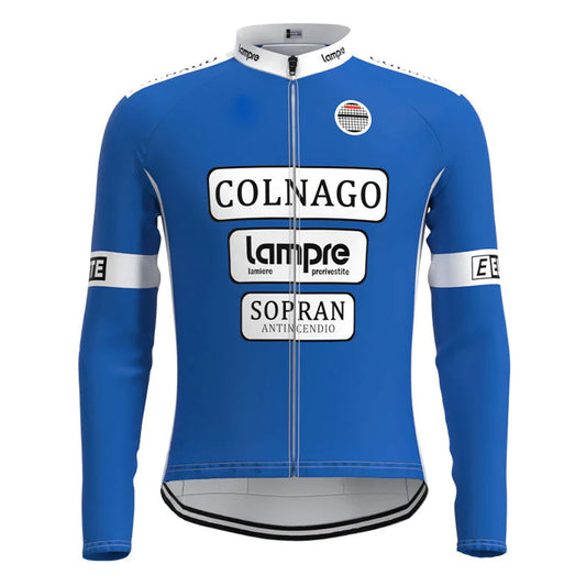 Colnago Lampre Retro Lange Mouw Fietsshirt Top