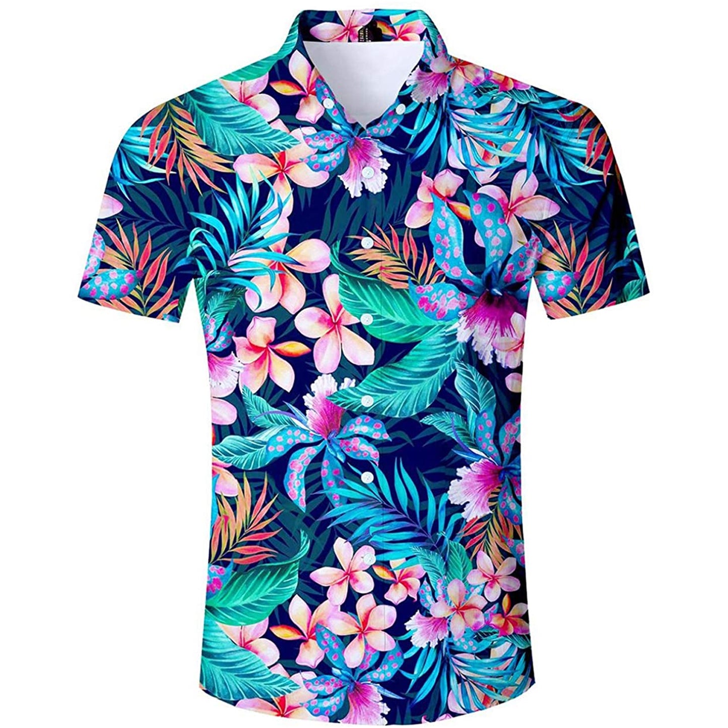 Lustiges Hawaiihemd mit Blumen