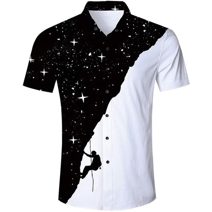 Galaxy Climber Grappig Hawaiiaans Shirt