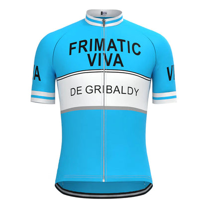 Frimatic Viva de Gribaldy Vintage Fietsshirt Met Korte Mouwen