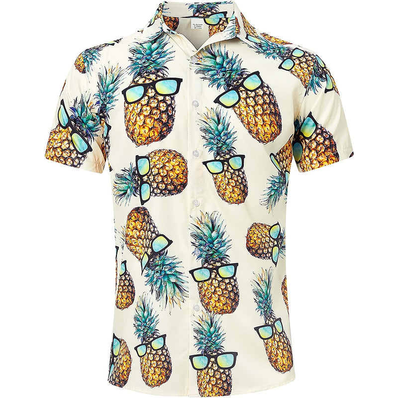 Sunglasses Pineapple Yellow Novelty Hawaiian Shirt