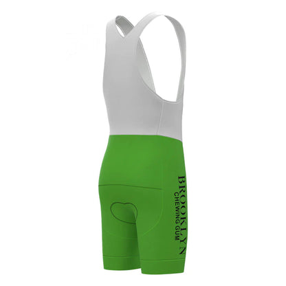 Brooklyn Green Vintage Kurzarm-Radtrikot Passendes Set