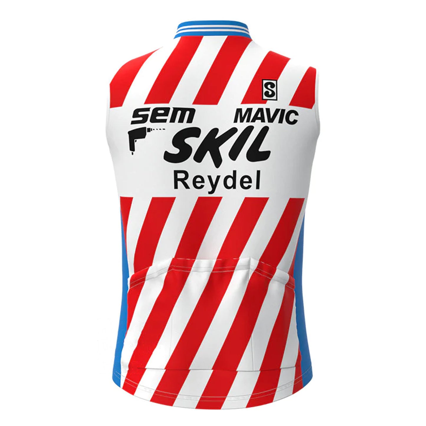 Skil-Sem Red Stripe Retro MTB-fietsvest