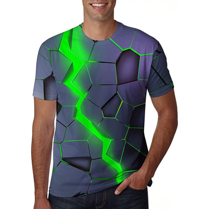 Groen Crack Grappig T-shirt