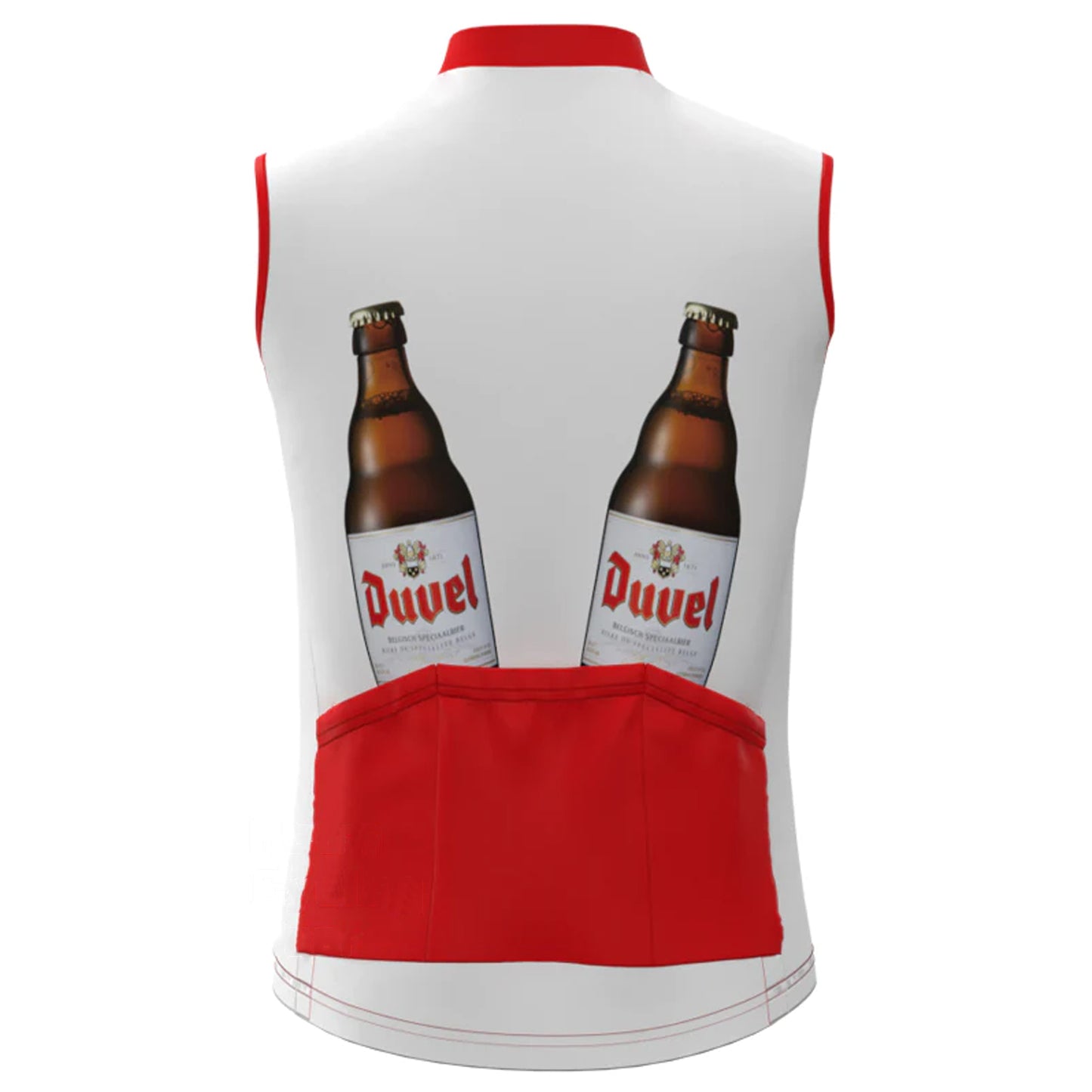 Bier Duvel Rood Retro MTB Fietsvest