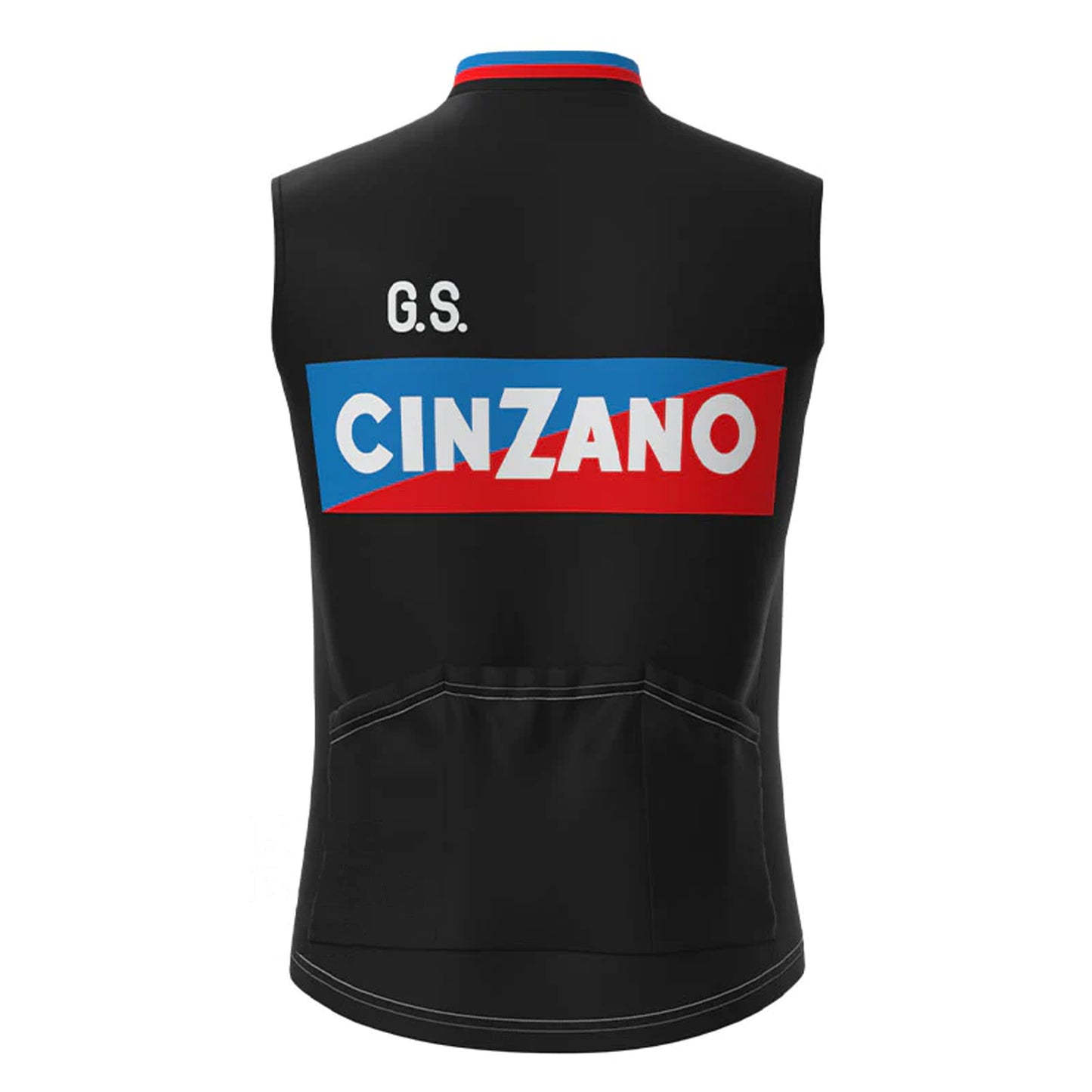 CINZANO Zwart Retro MTB Fietsvest