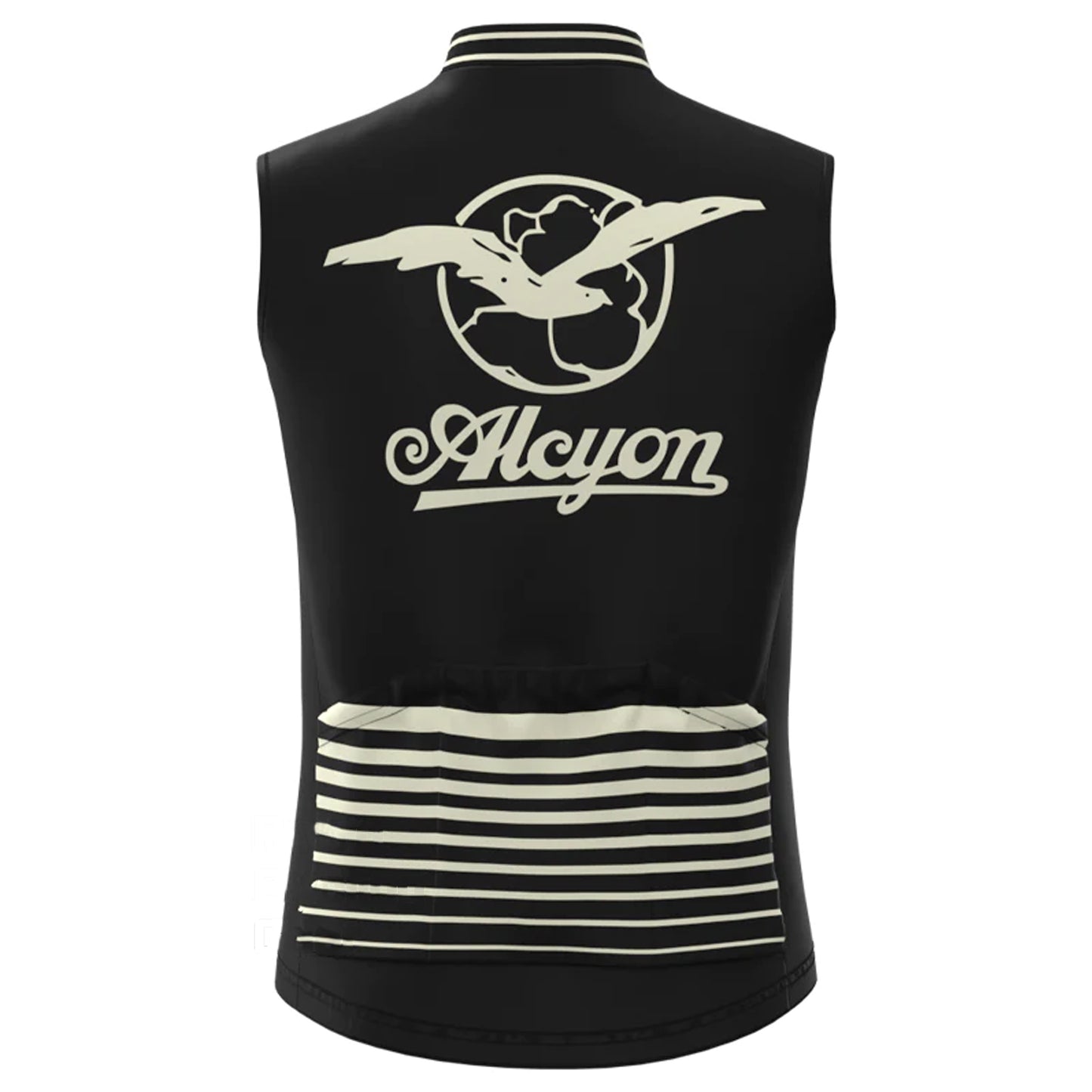 Paris Roubaix Black Retro MTB Cycling Vest