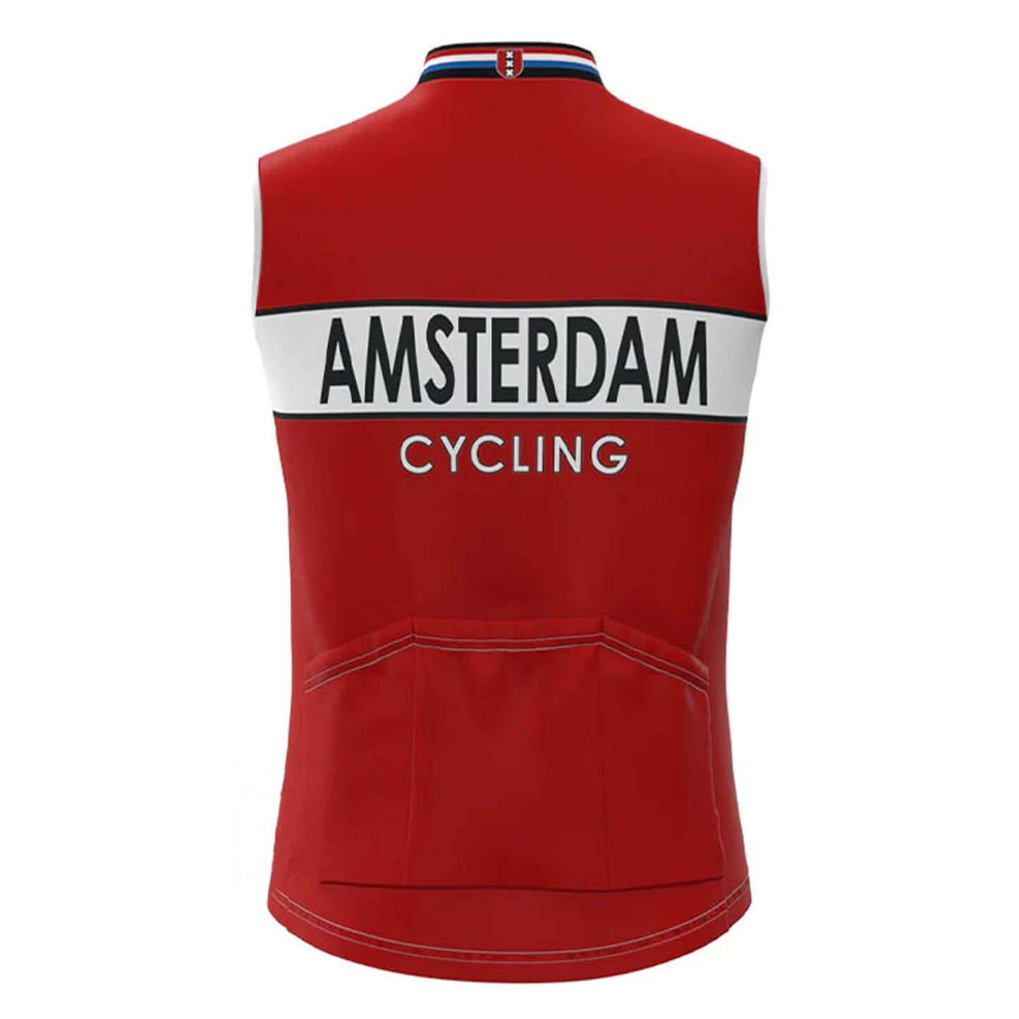 Amsterdam Rood Retro MTB Fietsvest