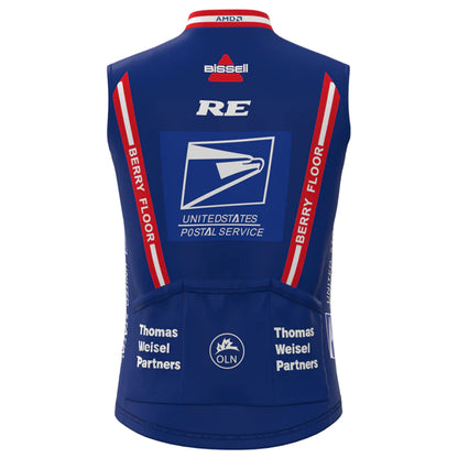 US Postal Service Blauw Retro Fietsvest