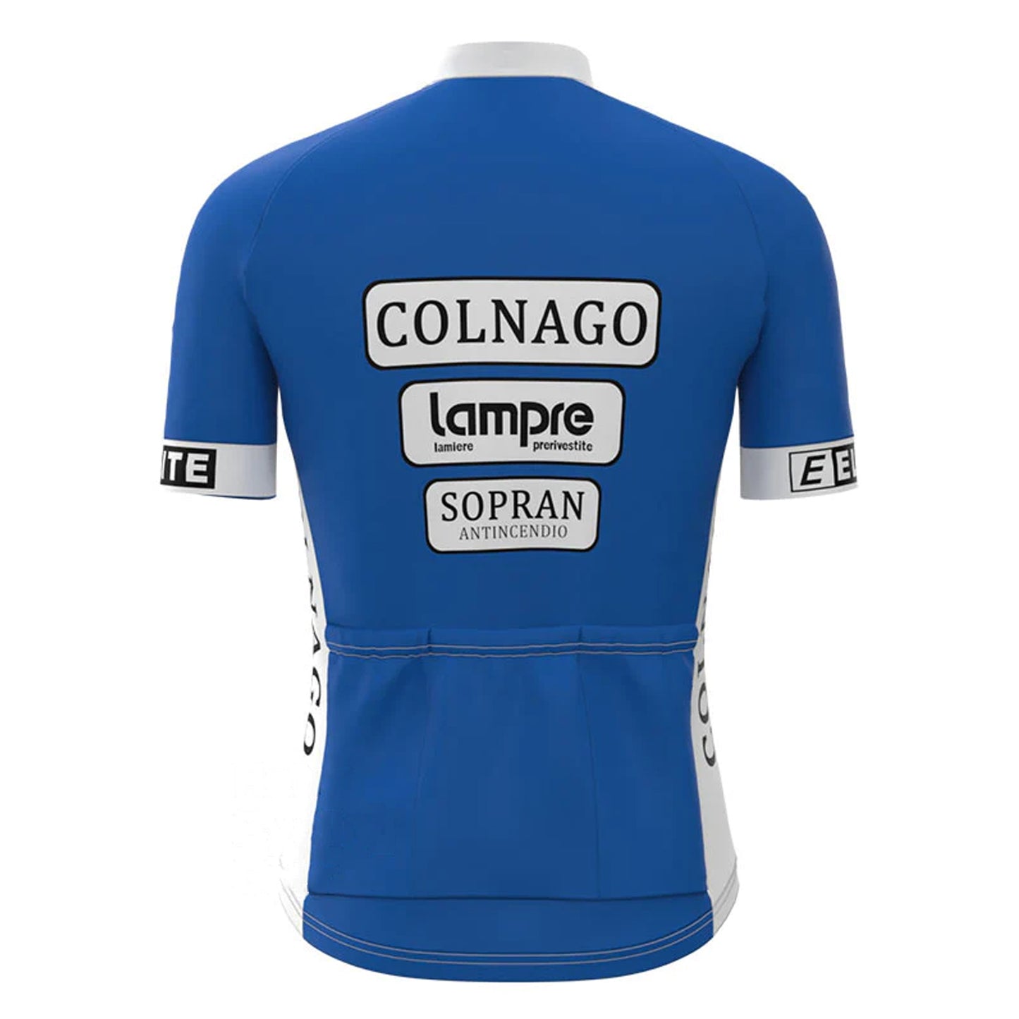 Colnago Lampre Retro Korte Mouw Fietsshirt Bijpassende Sets