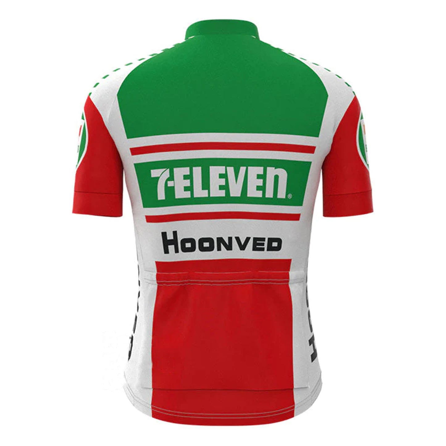 Hoonved 7-Eleven Vintage Korte Mouw Fietsshirt Bijpassende Set