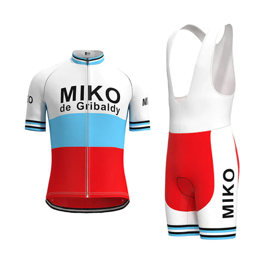 Miko de Gribaldy Korte Mouw Fietsshirt Bijpassende Sets