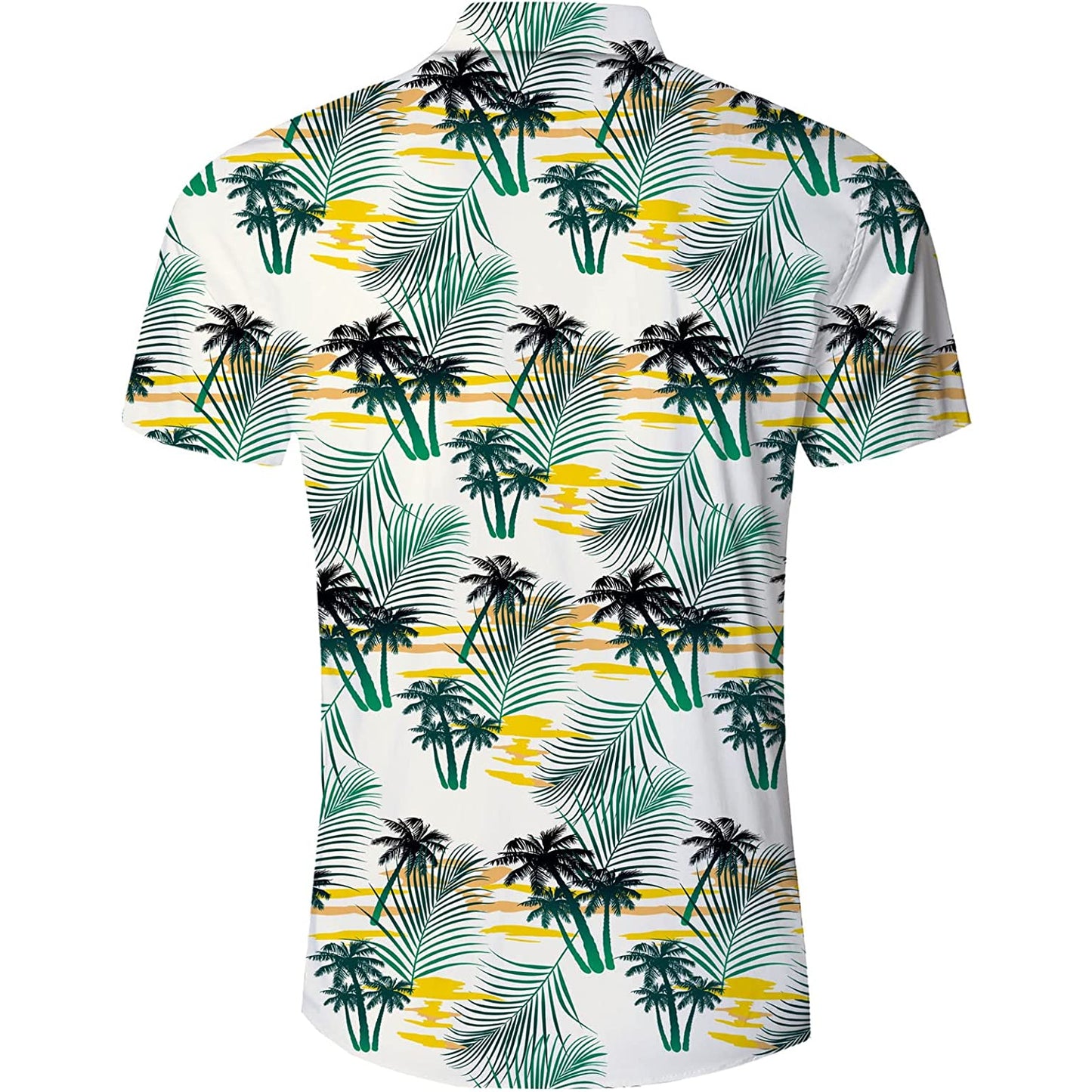 Hawaiihemd mit Palmenblatt-Motiv