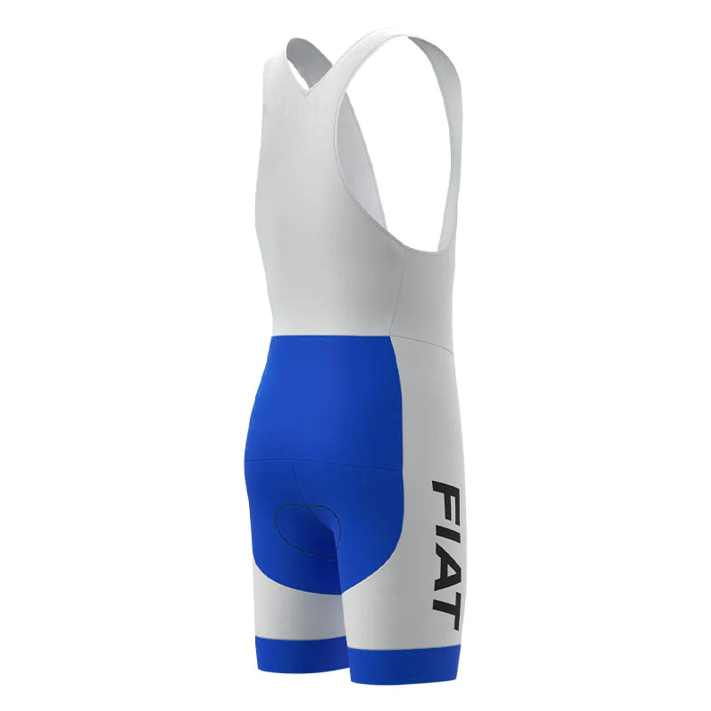 Fiat Blue Retro Cycling Bib Shorts