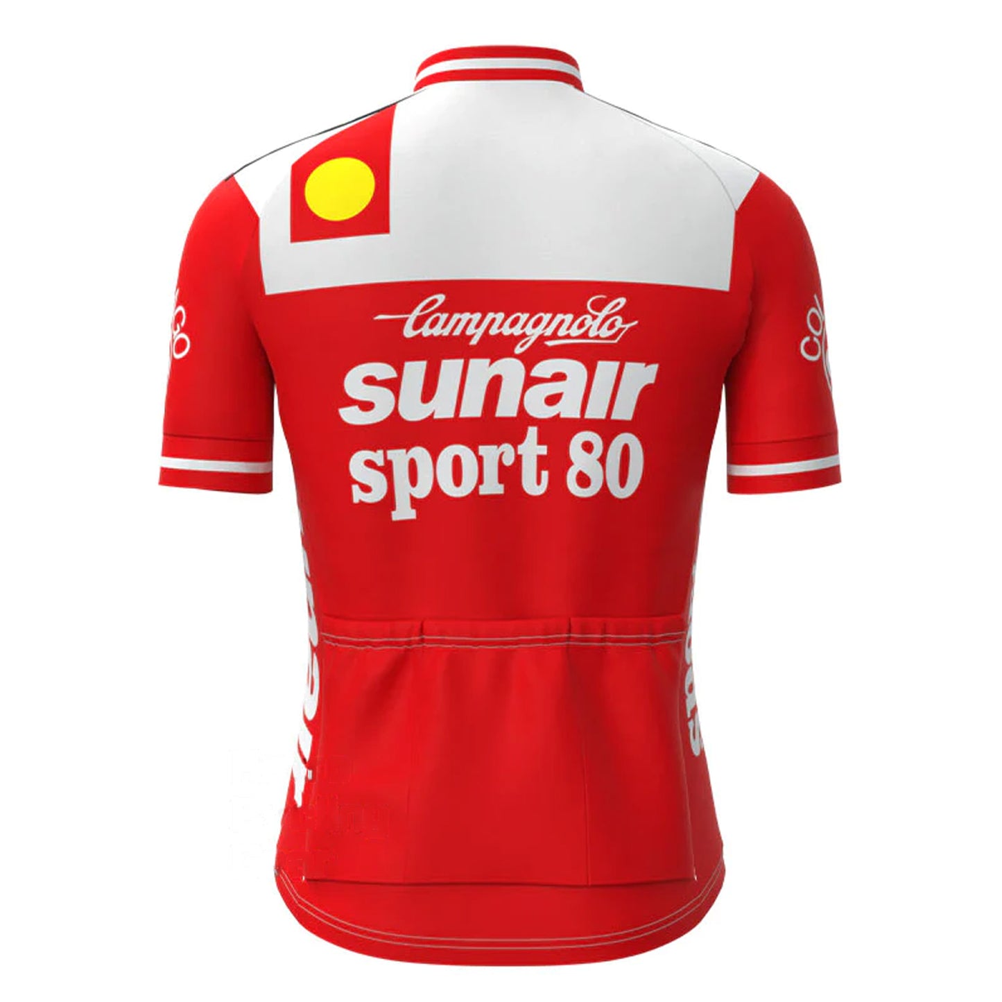 Sunair Sport 80 Red Vintage Short Sleeve Cycling Jersey Matching Set