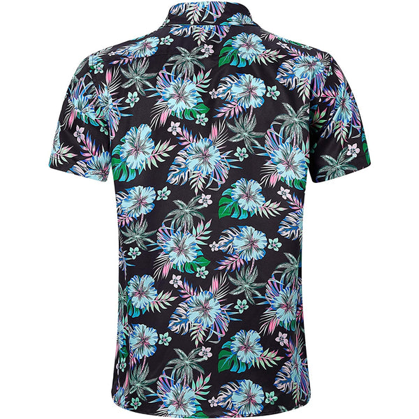 Floral Leaf Novelty Hawaiian Shirt