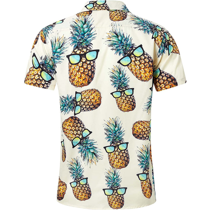 Sunglasses Pineapple Yellow Novelty Hawaiian Shirt