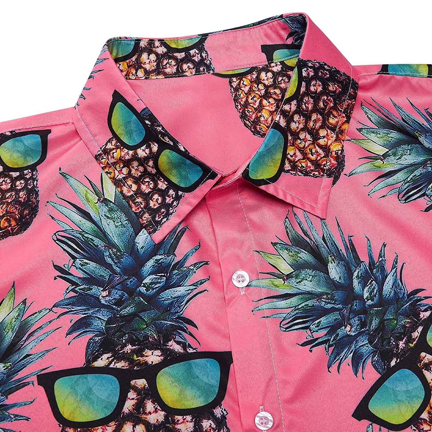 Sonnenbrille Ananas Rosa Lustiges Hawaiihemd