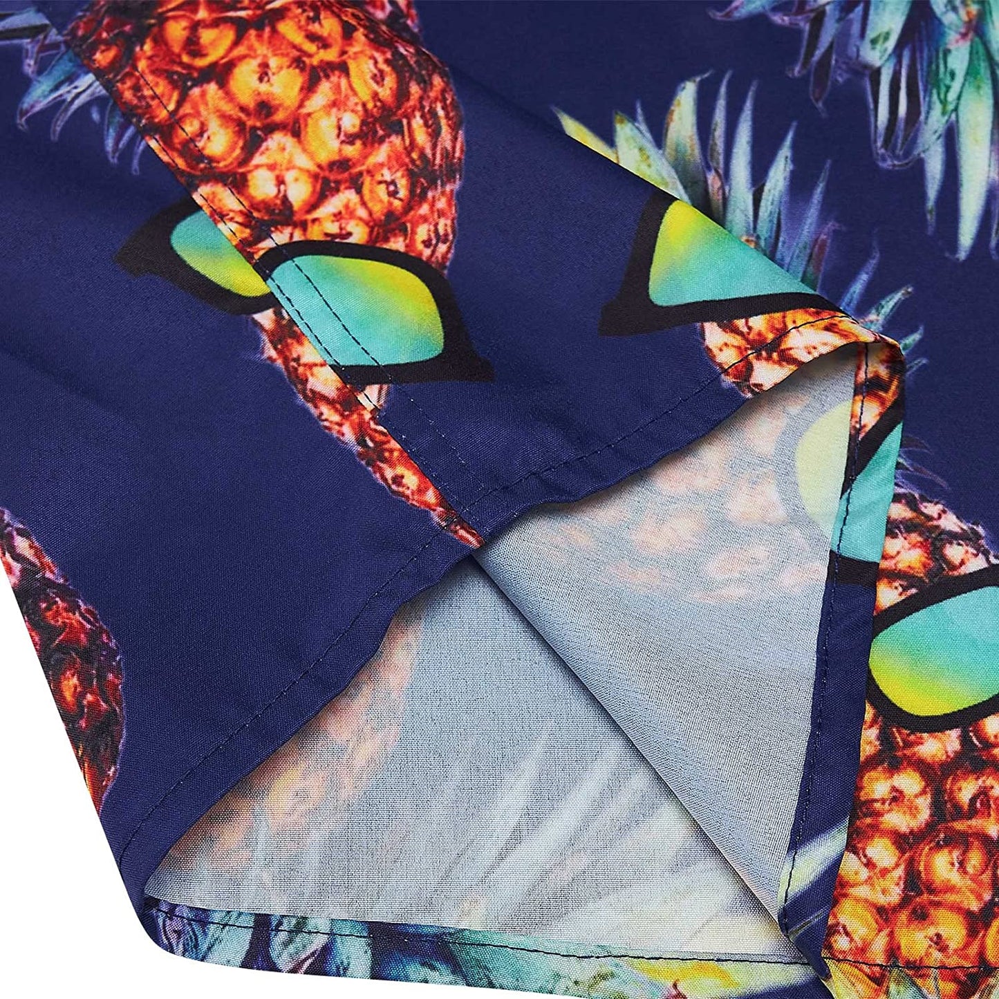 Sonnenbrille Ananas Marine lustige Hawaiian Shirt