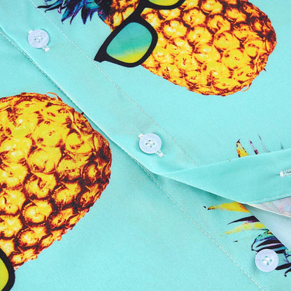 Sonnenbrille Ananas Neuheit Hawaiihemd