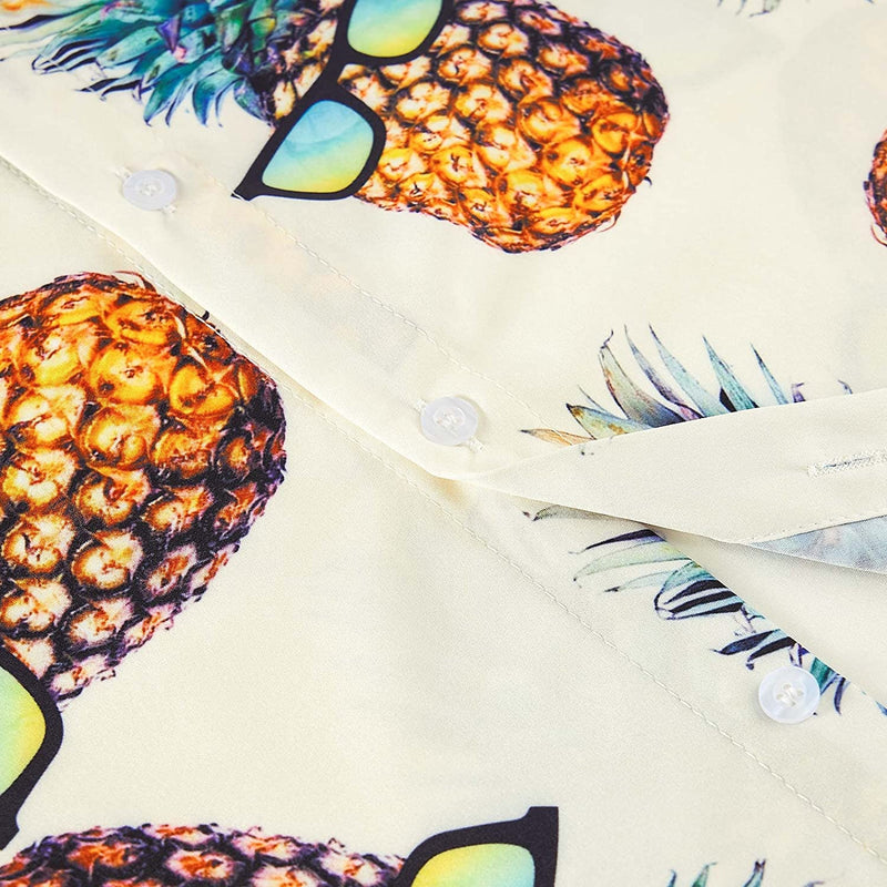 Sunglasses Pineapple Yellow Novelty Hawaiian Shirt