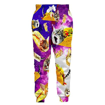 Grafische Taco Cat Grappige Joggingbroek