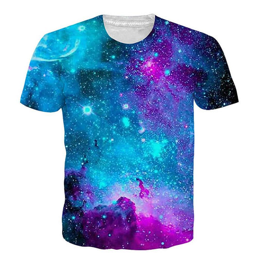 Lustiges T-Shirt mit Galaxie-Weltraum-Motiv