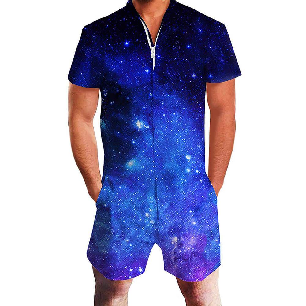 Galaxy mannelijke romper-outfits