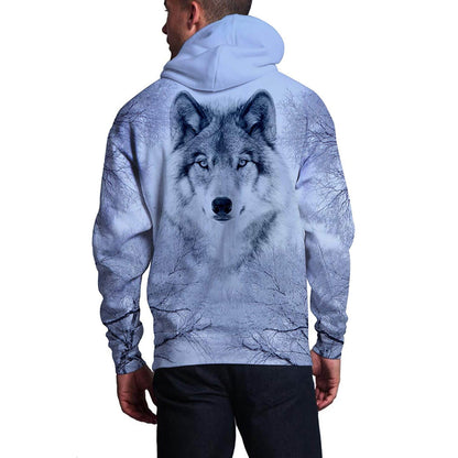 Sneeuwwolf Grappige Hoodie