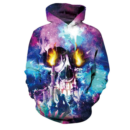 Fuck Fire Skull Hoodie