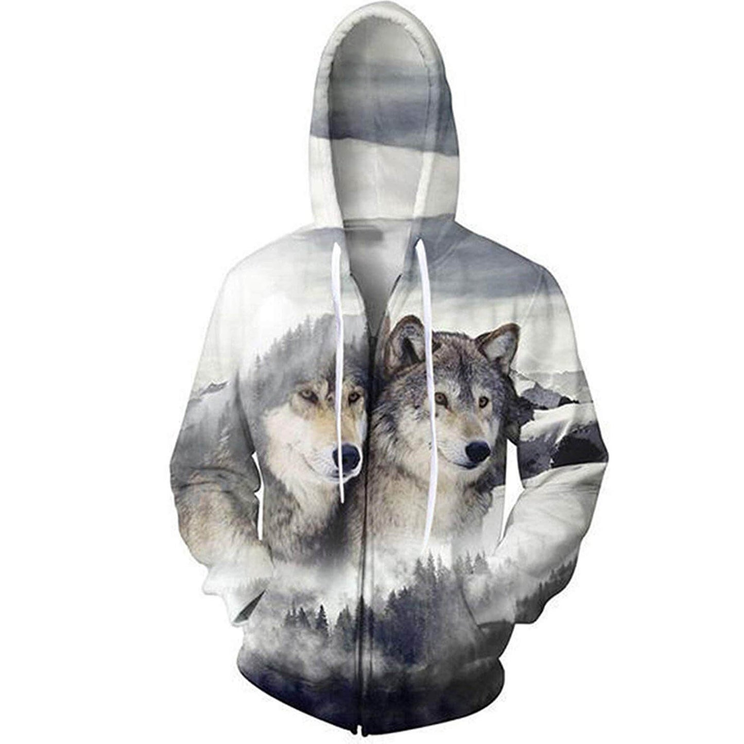 Koppel Wolf Zip Up Hoodie