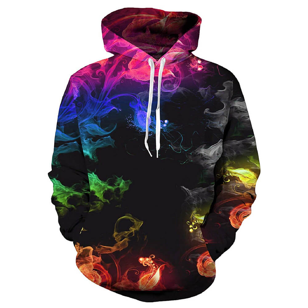 Colorful Smoke Funny Hoodie