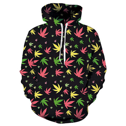 Bunter Weed-Hoodie