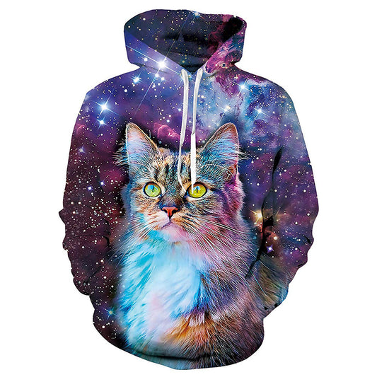 Galaxy Cat Kapuzenpullover