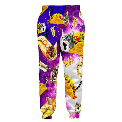 Grafische Taco Cat Grappige Joggingbroek