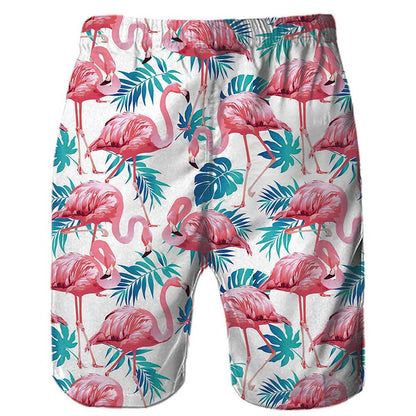 Roze Flamingo Grappige Zwembroek