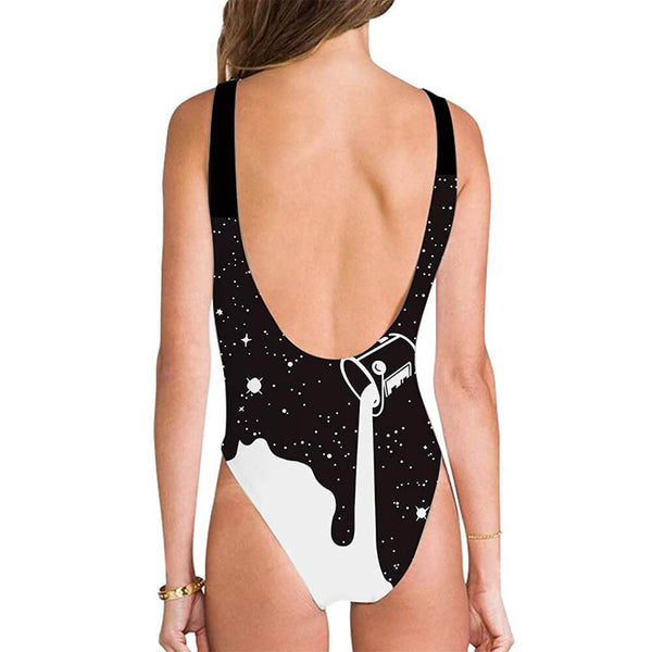 Blue Shark Ugly One Piece Bathing Suit