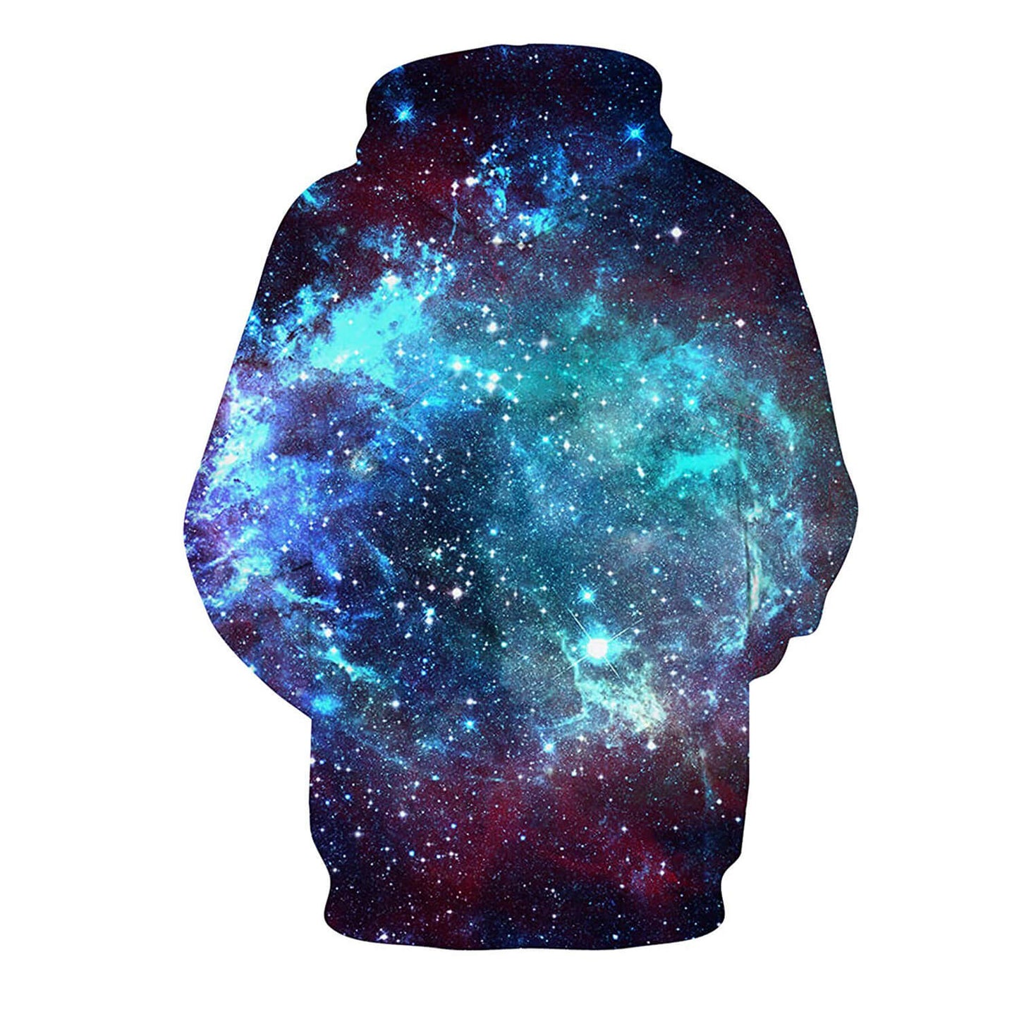 Kapuzenpullover Space Galaxy Blau