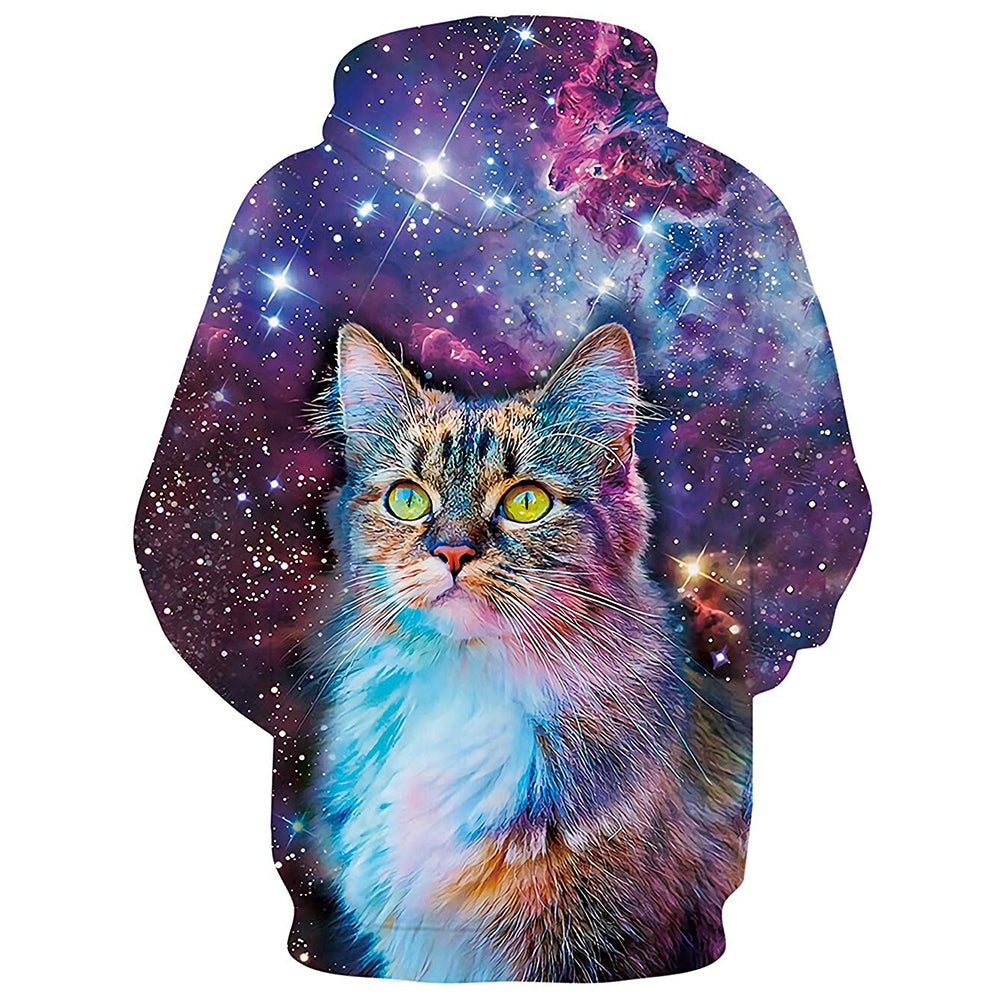 Galaxy Cat Kapuzenpullover